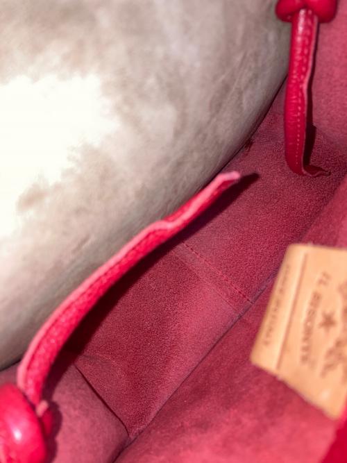 IL BISONTE（イル ビゾンテ）IL BISONTE (イル ビゾンテ) クロスボディバッグ レッドの古着・服飾アイテム