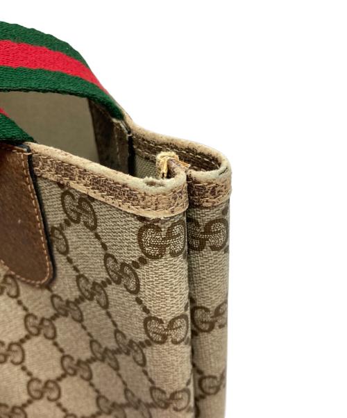 GUCCI（グッチ）GUCCI (グッチ) シェリーライン トートバッグ ブラウンの古着・服飾アイテム