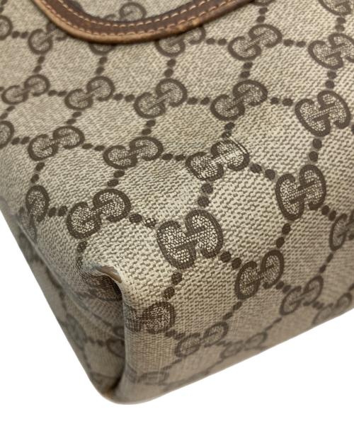 GUCCI（グッチ）GUCCI (グッチ) シェリーライン トートバッグ ブラウンの古着・服飾アイテム