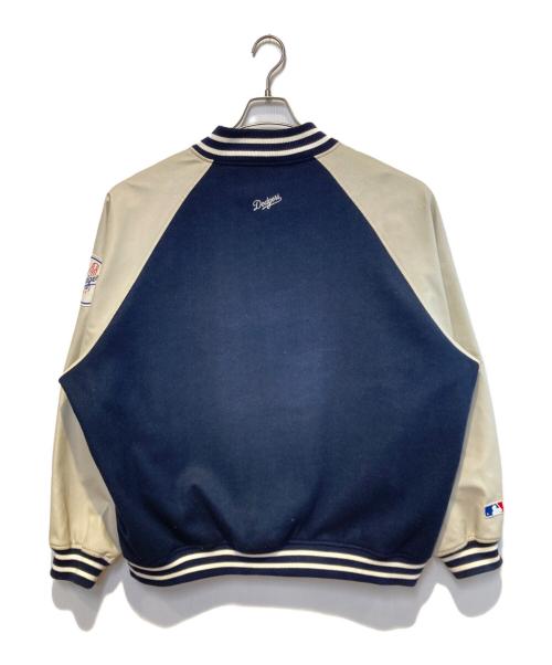 PERUSHU（ペルーシュ）PERUSHU (ペルーシュ) MLB (エムエルビー) スタジャン ネイビー サイズ:LLの古着・服飾アイテム