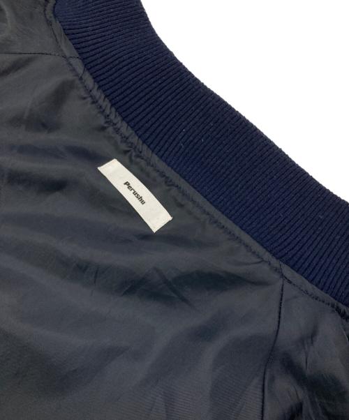 PERUSHU（ペルーシュ）PERUSHU (ペルーシュ) MLB (エムエルビー) スタジャン ネイビー サイズ:LLの古着・服飾アイテム