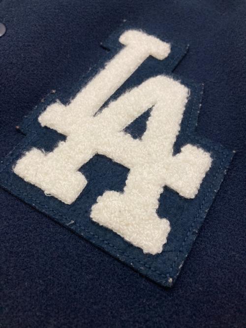 PERUSHU（ペルーシュ）PERUSHU (ペルーシュ) MLB (エムエルビー) スタジャン ネイビー サイズ:LLの古着・服飾アイテム