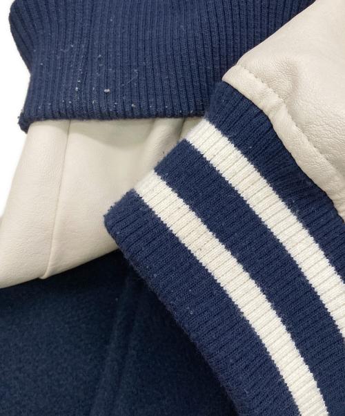 PERUSHU（ペルーシュ）PERUSHU (ペルーシュ) MLB (エムエルビー) スタジャン ネイビー サイズ:LLの古着・服飾アイテム