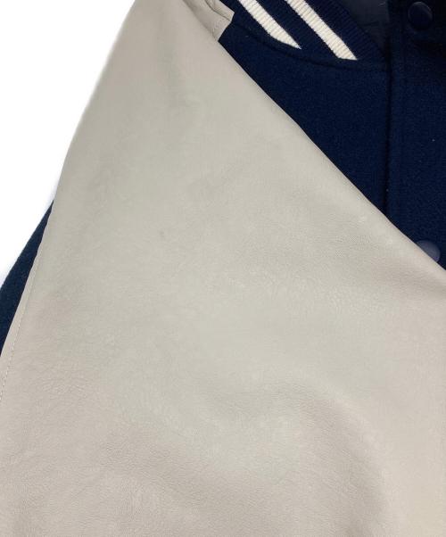 PERUSHU（ペルーシュ）PERUSHU (ペルーシュ) MLB (エムエルビー) スタジャン ネイビー サイズ:LLの古着・服飾アイテム