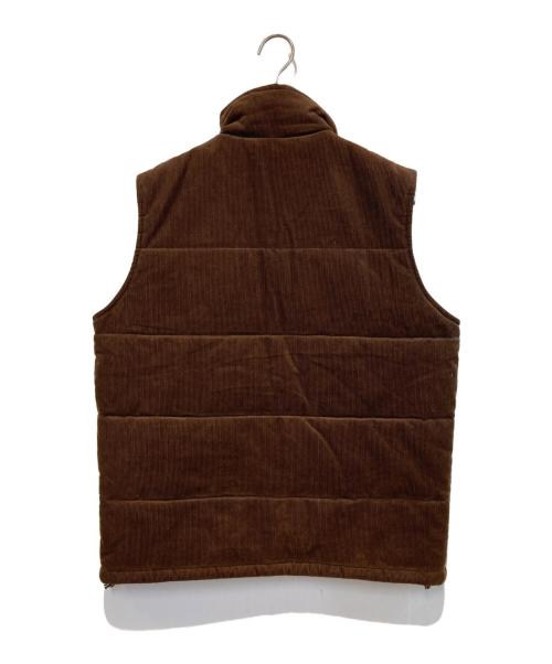 BlackEyePatch（ブラックアイパッチ）BlackEyePatch (ブラックアイパッチ) OE LOGO CORDUROY PUFFER VEST ブラウン サイズ:Ｍ 未使用品の古着・服飾アイテム