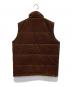 BlackEyePatch (ブラックアイパッチ) OE LOGO CORDUROY PUFFER VEST ブラウン サイズ:Ｍ 未使用品：17000円