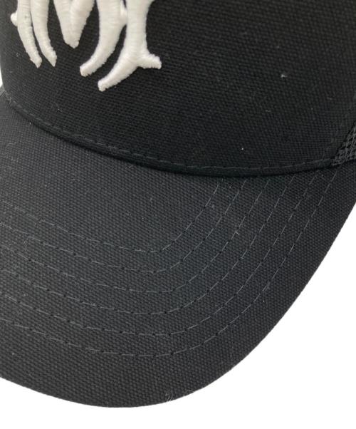 AMIRI（アミリ）AMIRI (アミリ) MA LOGO TRUCKER HAT ブラックの古着・服飾アイテム