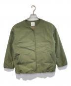 kurashi&trips publishingクラシアンドトリップス パブリッシング）の古着「裏フリースノーカラージャケット」｜カーキ