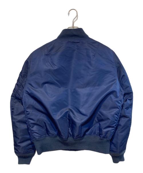 ALPHA（アルファ）ALPHA (アルファ) MA-1 ダウンジャケット ネイビー サイズ:Ｍの古着・服飾アイテム