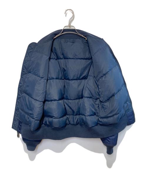 ALPHA（アルファ）ALPHA (アルファ) MA-1 ダウンジャケット ネイビー サイズ:Ｍの古着・服飾アイテム