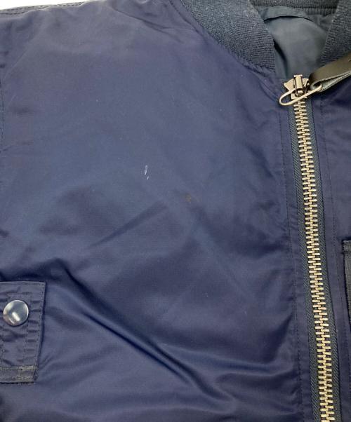 ALPHA（アルファ）ALPHA (アルファ) MA-1 ダウンジャケット ネイビー サイズ:Ｍの古着・服飾アイテム