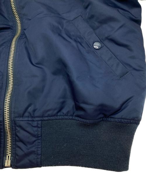 ALPHA（アルファ）ALPHA (アルファ) MA-1 ダウンジャケット ネイビー サイズ:Ｍの古着・服飾アイテム