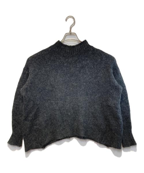 45R（フォーティファイブ・アール）45R (フォーティファイブ・アール) ツイードガンジーSWEATER グレーの古着・服飾アイテム