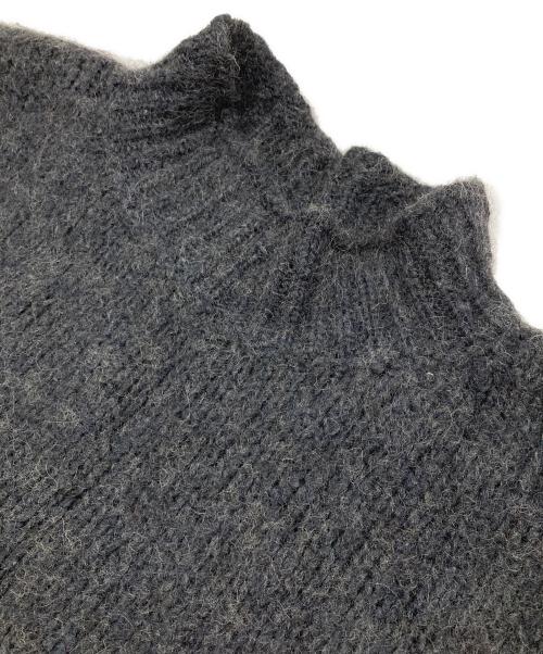 45R（フォーティファイブ・アール）45R (フォーティファイブ・アール) ツイードガンジーSWEATER グレーの古着・服飾アイテム