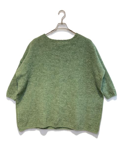 45R（フォーティファイブ・アール）45R (フォーティファイブ・アール) オーバーサイズニット グリーンの古着・服飾アイテム