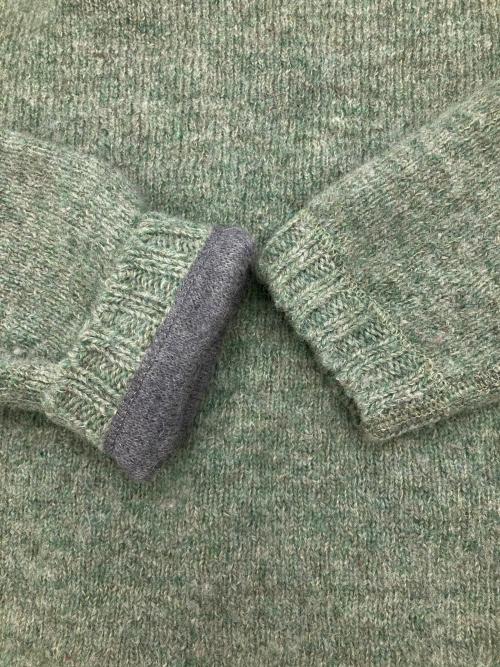 45R（フォーティファイブ・アール）45R (フォーティファイブ・アール) オーバーサイズニット グリーンの古着・服飾アイテム