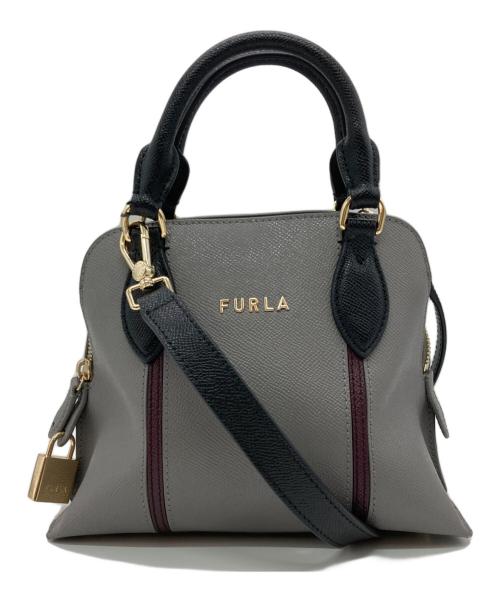 FURLA（フルラ）FURLA (フルラ) ヴィットリアショルダーバッグ グレーの古着・服飾アイテム