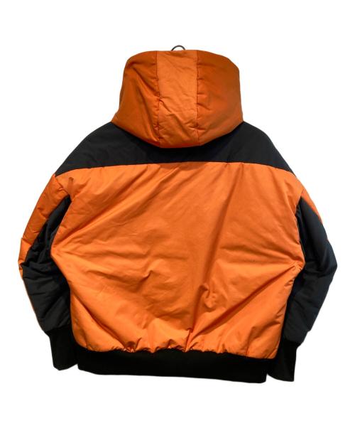 NILoS（ニルズ）NILoS (ニルズ) TWILL Padding Hooded Jacket オレンジ サイズ:2の古着・服飾アイテム