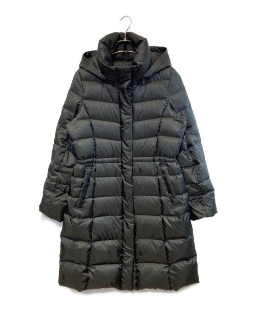 23区（ニジュウサンク）23区 (ニジュウサンク) シレータフタ ロング ダウンコート ブラック サイズ:38の古着・服飾アイテム