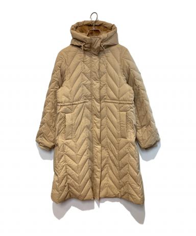 中古・古着通販】SPOOM (スプーム) キルティングダウンコート ベージュ