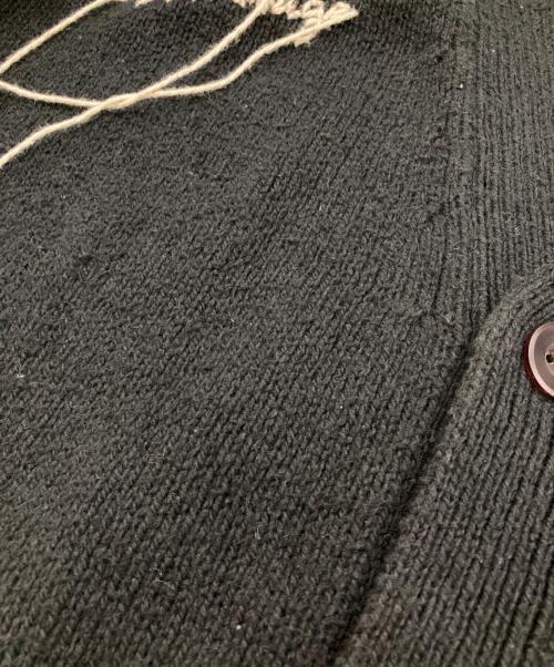 doublet（ダブレット）doublet (ダブレット) HIDDEN MESSAGE CARDIGAN ブラック サイズ:Mの古着・服飾アイテム