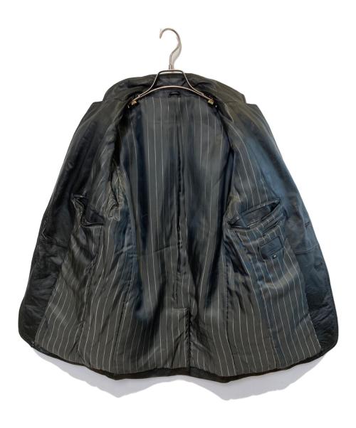 DAN VALENTINO（ダン ヴァレンティノ）DAN VALENTINO (ダン ヴァレンティノ) ピッグスキンレザー2Bジャケット ブラック サイズ:Mの古着・服飾アイテム