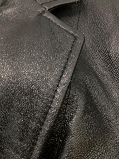 DAN VALENTINO（ダン ヴァレンティノ）DAN VALENTINO (ダン ヴァレンティノ) ピッグスキンレザー2Bジャケット ブラック サイズ:Mの古着・服飾アイテム