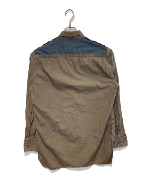 Maison Margiela（メゾンマルジェラ）Maison Margiela (メゾンマルジェラ) ラペルシャツ カーキ サイズ:40の古着・服飾アイテム