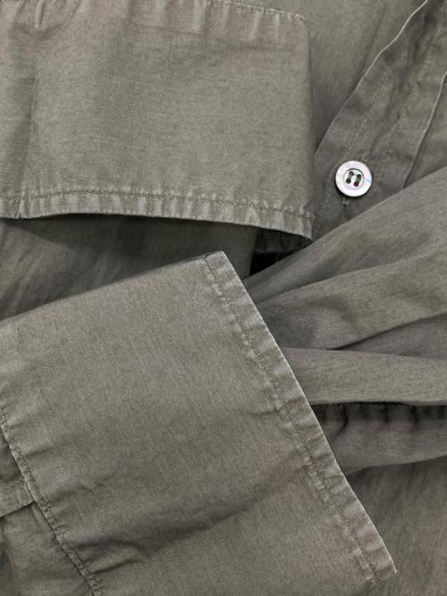Maison Margiela（メゾンマルジェラ）Maison Margiela (メゾンマルジェラ) ラペルシャツ カーキ サイズ:40の古着・服飾アイテム