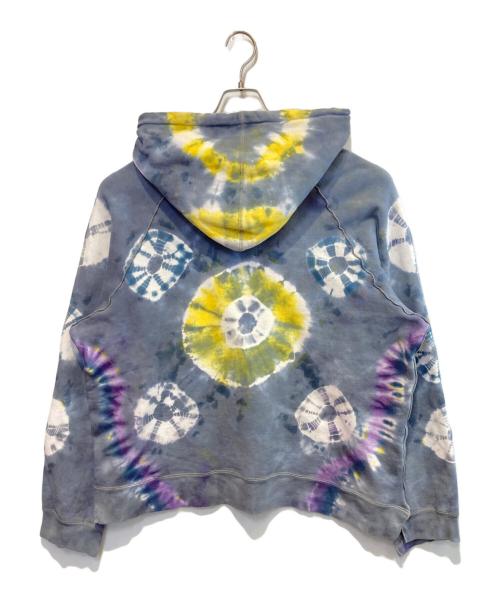 Leh（レー）Leh (レー) Tiedye Sweat Parker ブルー サイズ:Mの古着・服飾アイテム
