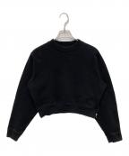 Acne studiosアクネ ストゥディオス）の古着「BIRD FLサイドジップ スウェット」｜ブラック