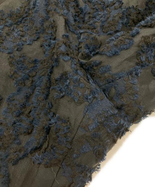 UNITED ARROWS TOKYO（ユナイテッドアローズトウキョウ）UNITED ARROWS TOKYO (ユナイテッドアローズトウキョウ) ペイズリー カットジャガード テーパードパンツ ブラック サイズ:38の古着・服飾アイテム