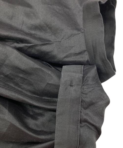 BLAMINK（ブラミンク）BLAMINK (ブラミンク) ショートスリーブシアーブラウスシャツ ブラック サイズ:36の古着・服飾アイテム