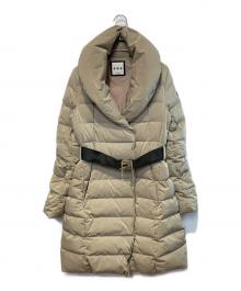 TATRAS（タトラス）の古着「エグレッタ ベルト付ダウンコート」｜ベージュ