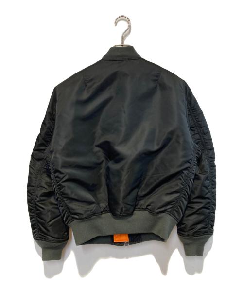 ALPHA（アルファ）ALPHA (アルファ) フルパッチMA-1フライトジャケット ブラック サイズ:Sの古着・服飾アイテム
