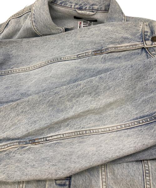 GUESS（ゲス）GUESS (ゲス) Brandalised (ブランダライズド) WITH GRAFFITI BY BANKSY Oversized Denim Jacket ネイビー サイズ:XLの古着・服飾アイテム