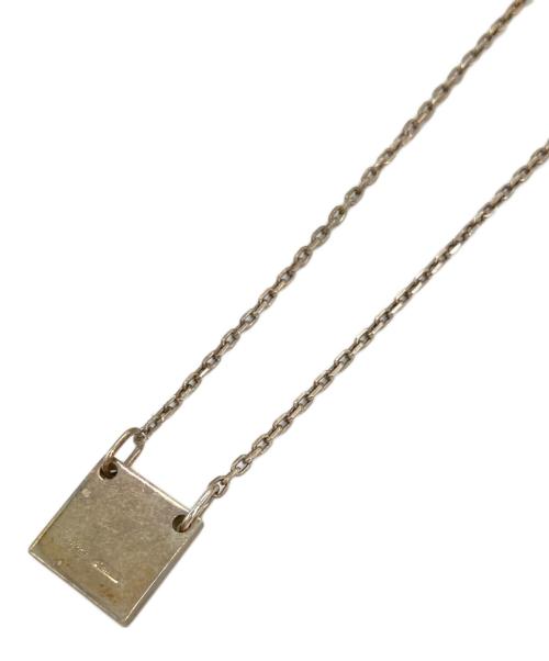 GUCCI（グッチ）GUCCI (グッチ) スクエアプレートネックレスの古着・服飾アイテム