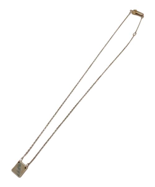 GUCCI（グッチ）GUCCI (グッチ) スクエアプレートネックレスの古着・服飾アイテム