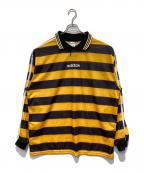 adidasアディダス）の古着「［古着］ゲームシャツ」｜イエロー×ブラック