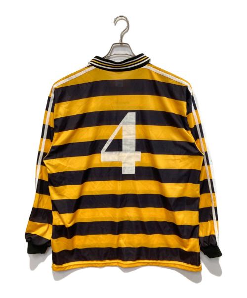 adidas（アディダス）adidas (アディダス) ［古着］ゲームシャツ イエロー×ブラック サイズ:XXLの古着・服飾アイテム
