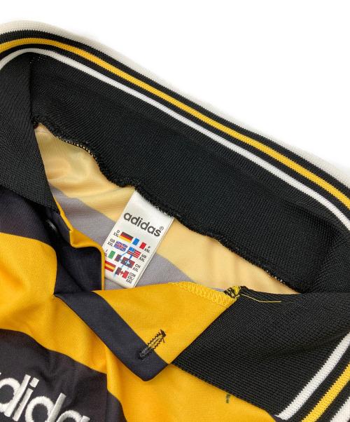 adidas（アディダス）adidas (アディダス) ［古着］ゲームシャツ イエロー×ブラック サイズ:XXLの古着・服飾アイテム