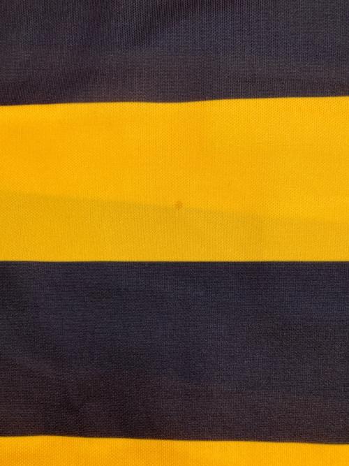 adidas（アディダス）adidas (アディダス) ［古着］ゲームシャツ イエロー×ブラック サイズ:XXLの古着・服飾アイテム