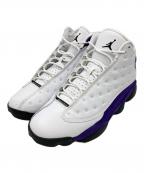 NIKEナイキ）の古着「AIR JORDAN 13 RETRO」｜ホワイト×パープル