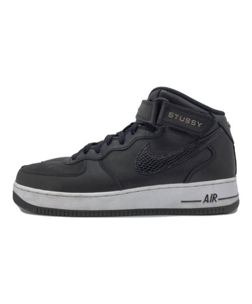 NIKE（ナイキ）NIKE (ナイキ) stussy (ステューシー) AIR FORCE 1 07 MID SP ブラック サイズ:US10の古着・服飾アイテム