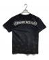 CHROME HEARTS (クロムハーツ) ホースシュー×スクロールラベルプリントカットソー ブラック サイズ:M：50000円