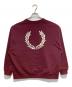 FRED PERRY (フレッドペリー) エンブロイダリークルーネックスウェット ボルドー サイズ:L：7000円