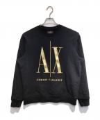 ARMANI EXCHANGEアルマーニ エクスチェンジ）の古着「ICONクルーネックスウェット」｜ブラック