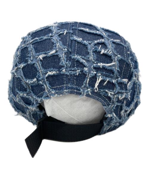 SUPREME（シュプリーム）SUPREME (シュプリーム) Frayed Croc Denim Camp Cap インディゴの古着・服飾アイテム