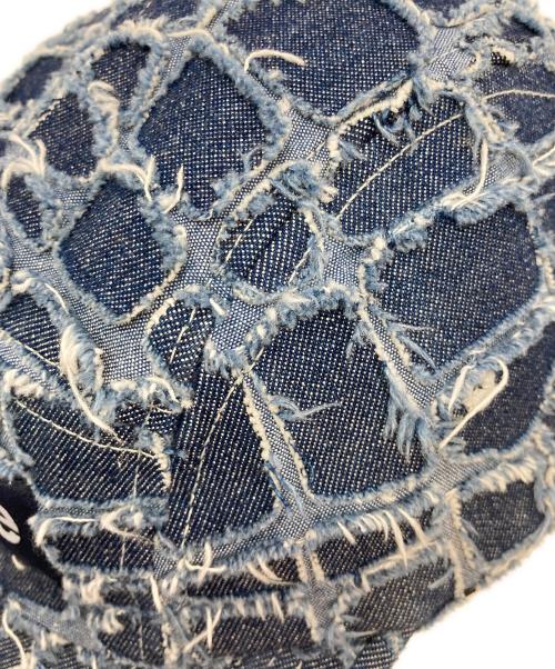 SUPREME（シュプリーム）SUPREME (シュプリーム) Frayed Croc Denim Camp Cap インディゴの古着・服飾アイテム