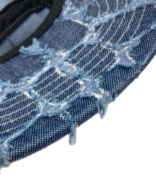 SUPREME（シュプリーム）SUPREME (シュプリーム) Frayed Croc Denim Camp Cap インディゴの古着・服飾アイテム